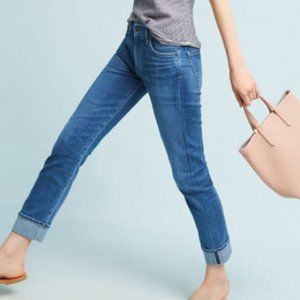 Citizens Of Humanity l Jazmin Ankle Cuffed Slim Straight Jeans Size 26
